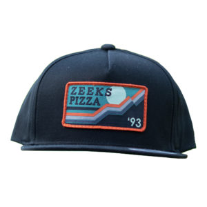 trucker hat with vintage style patch